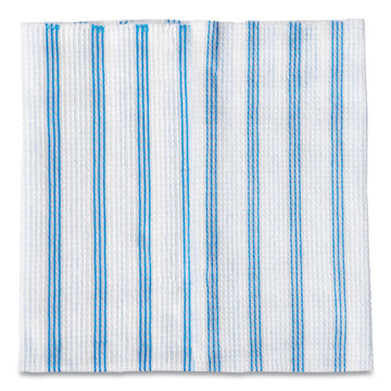 Rubbermaid® Commercial HYGEN™ Disposable Microfiber Cleaning Cloths, Blue-white Stripes, 12 X 12, 600-pack freeshipping - TVN Wholesale